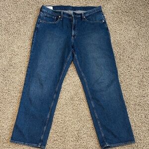 GAP Women's Straight Leg Jeans - Dark Blue